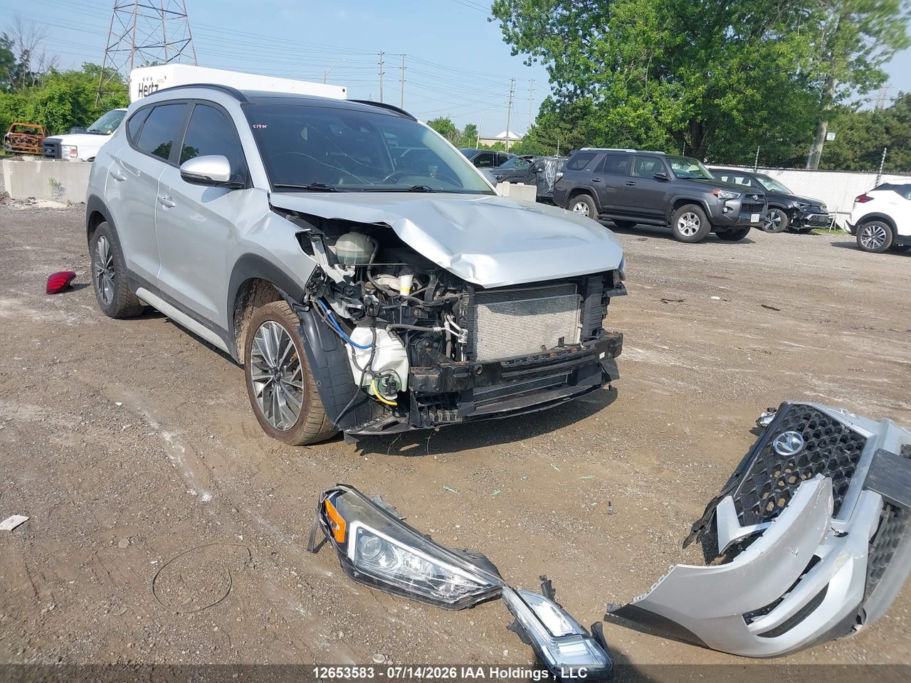 2019 HYUNDAI TUCSON PREFERRED W/TREND PACKAGE thumbnail 2