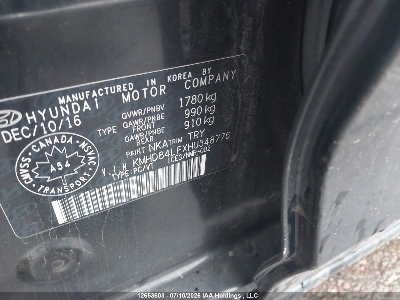 2017 HYUNDAI ELANTRA SE/VALUE/LIMITED thumbnail 10