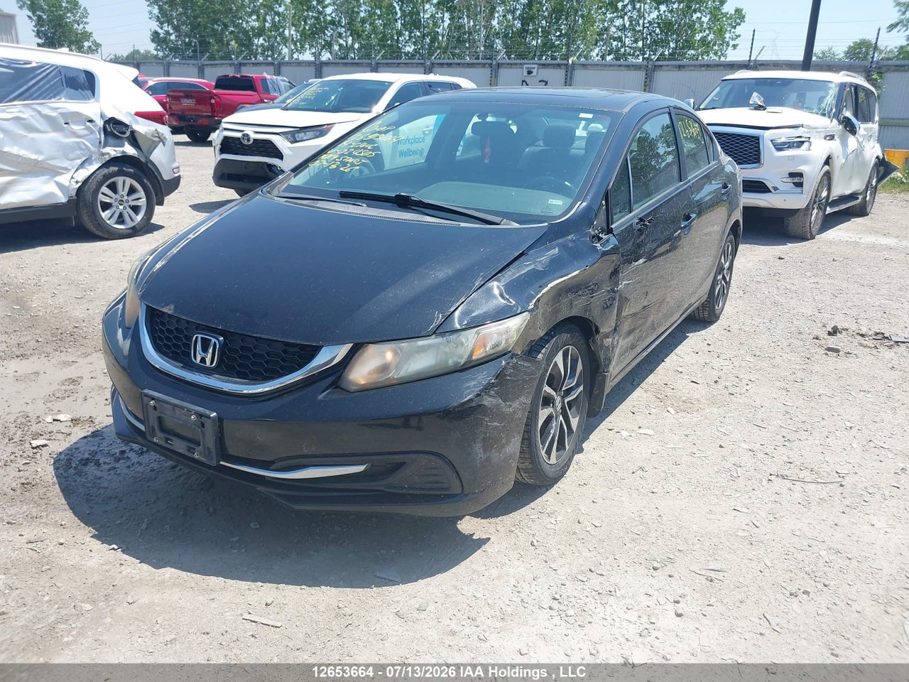 2014 HONDA CIVIC EX 4DR thumbnail 3