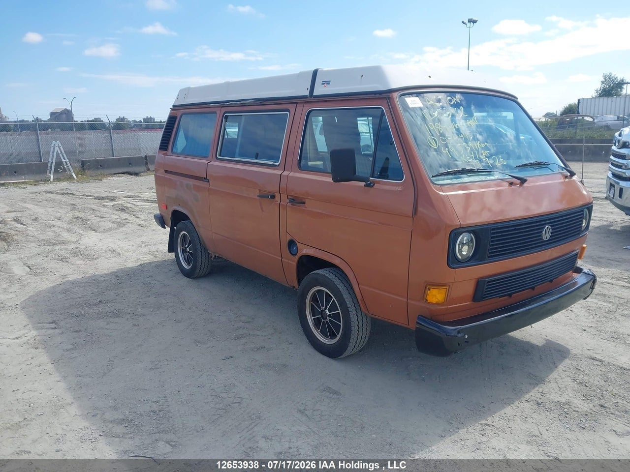 1984 VOLKSWAGEN VANAGON CAMPMOBILE thumbnail 2