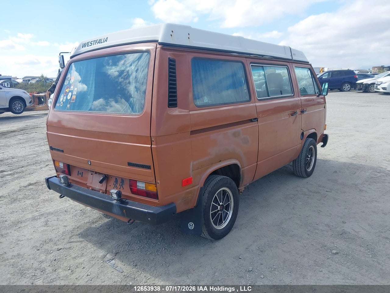 1984 VOLKSWAGEN VANAGON CAMPMOBILE thumbnail 5