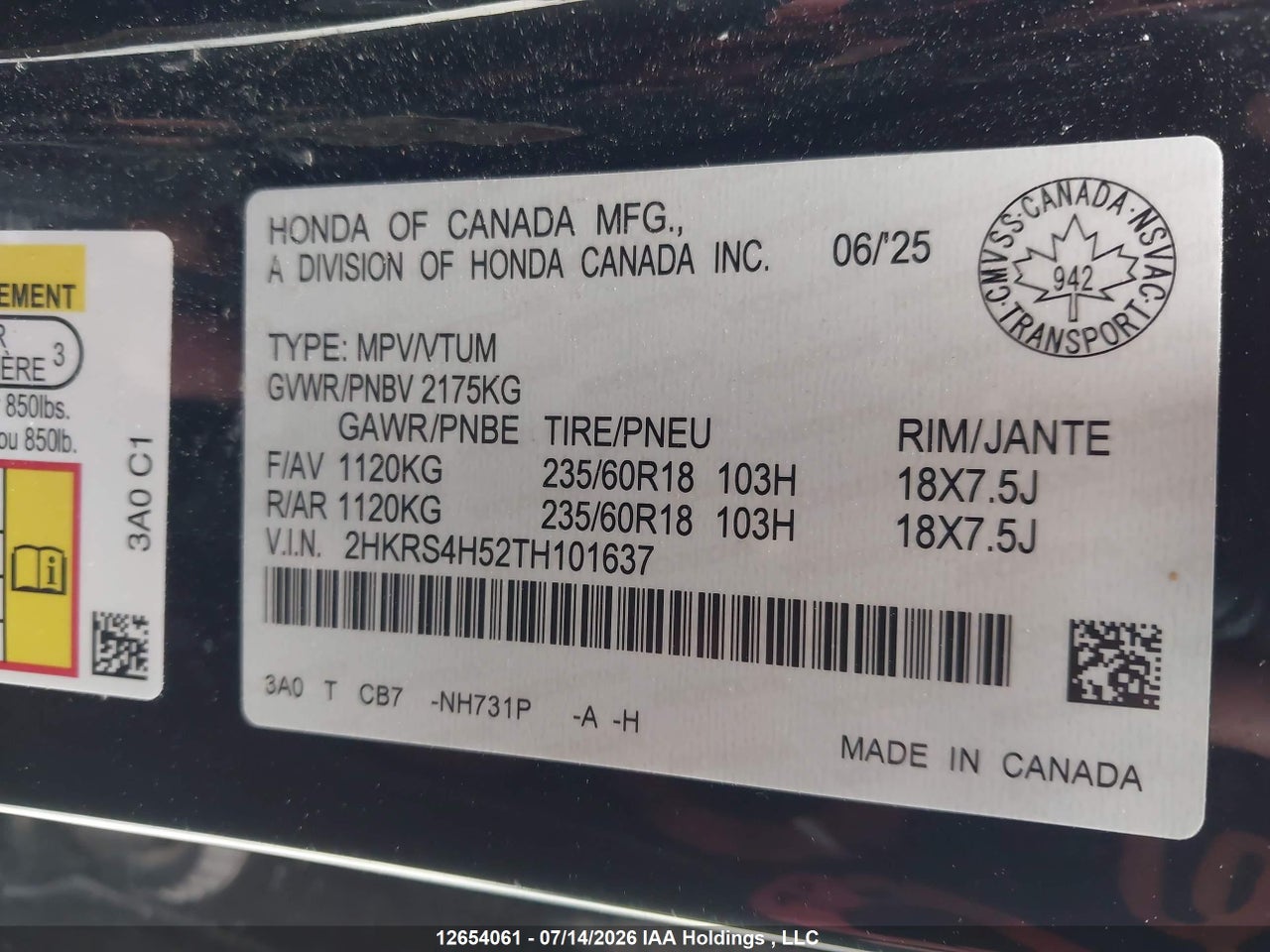 2026 HONDA CR-V SPORT thumbnail 10