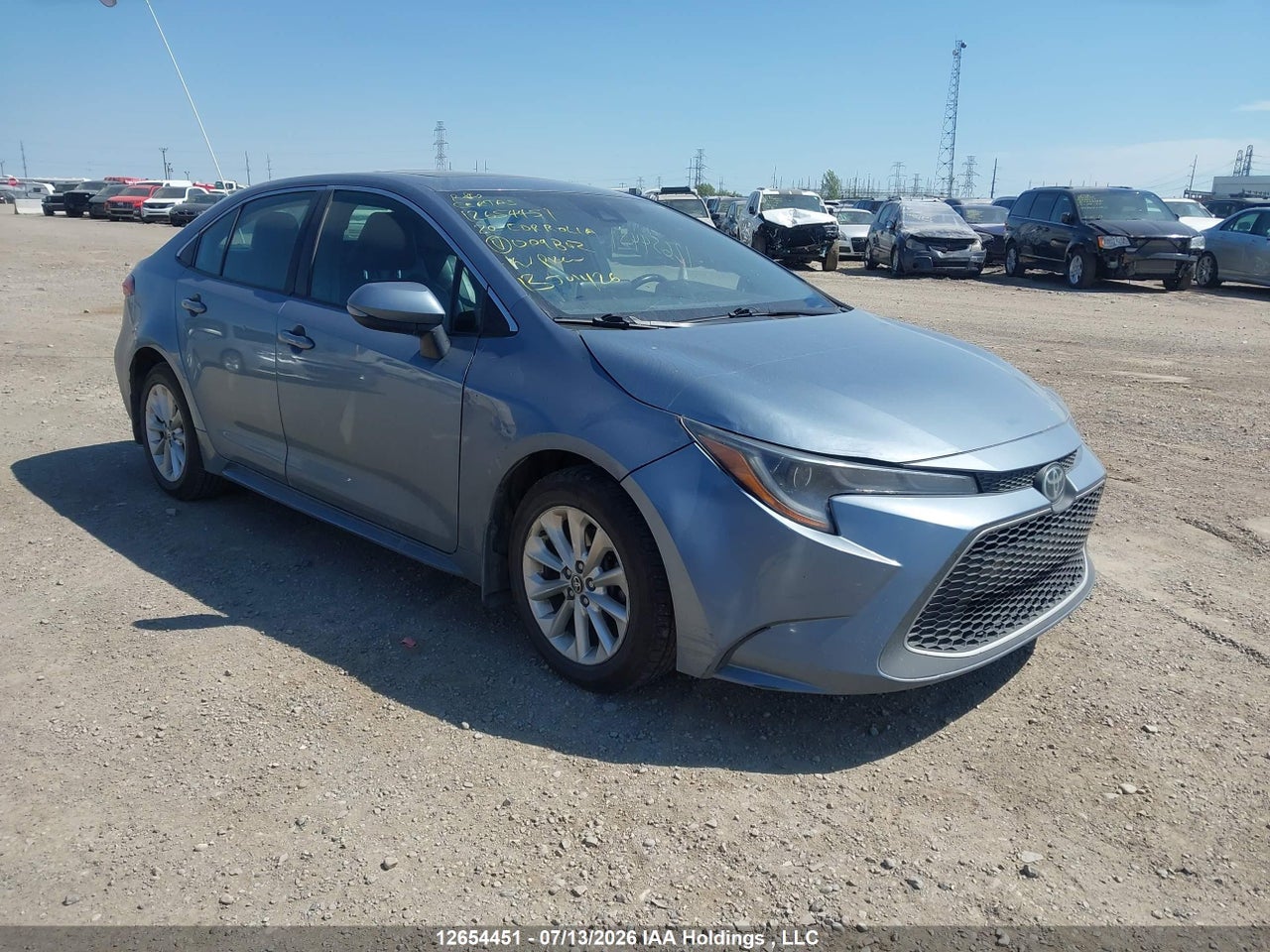 2020 TOYOTA COROLLA LE thumbnail 2