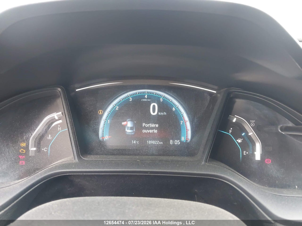 2016 HONDA CIVIC LX thumbnail 8