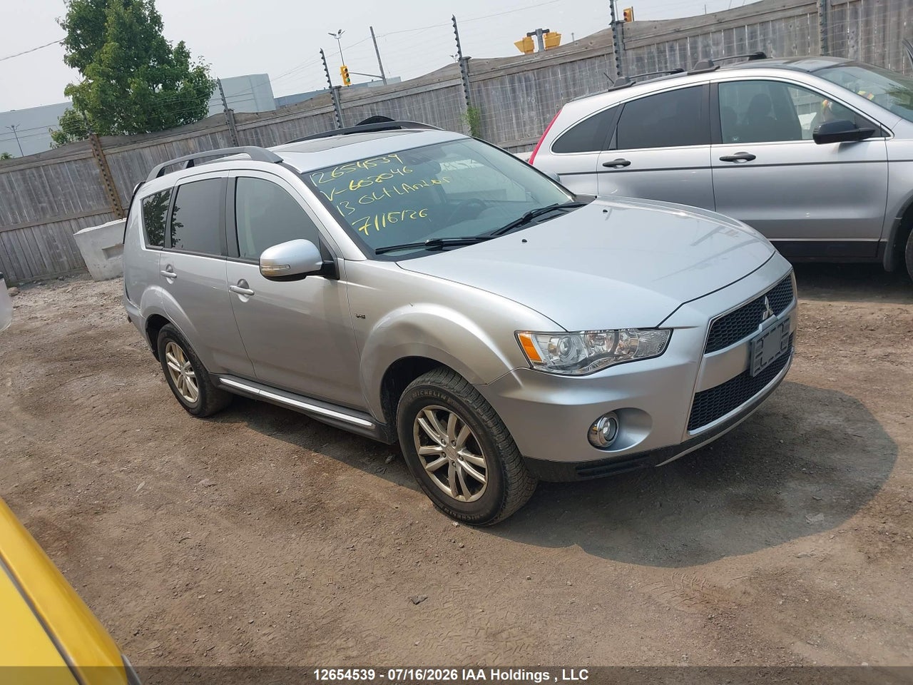 2013 MITSUBISHI OUTLANDER XLS thumbnail 2