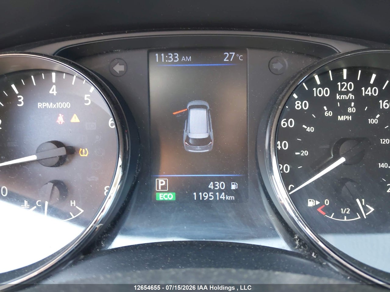 2018 NISSAN ROGUE MIDNIGHT EDITION/S/SL/SL W/PROPILOT ASSIST/SV thumbnail 8