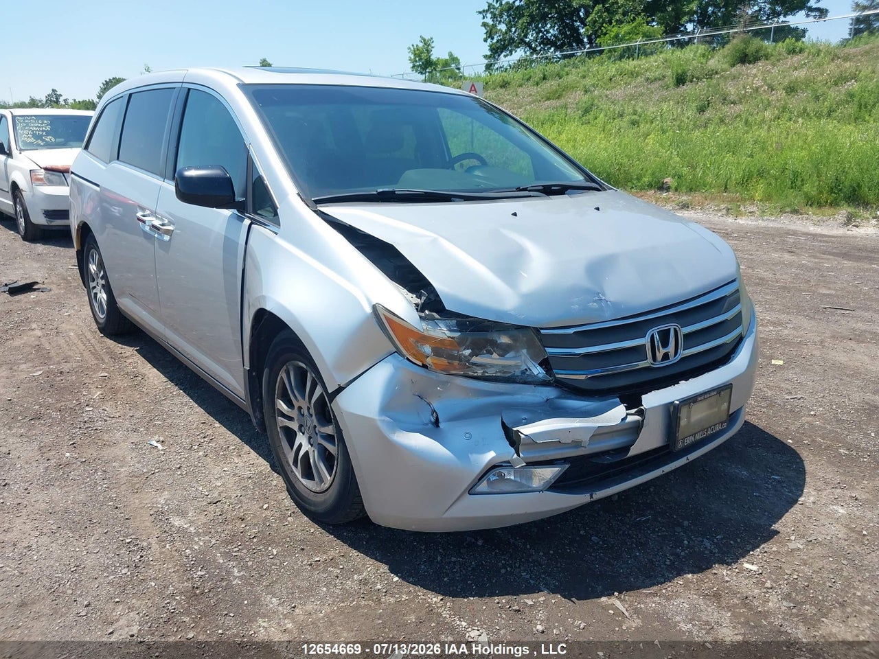 2012 HONDA ODYSSEY EXL thumbnail 2