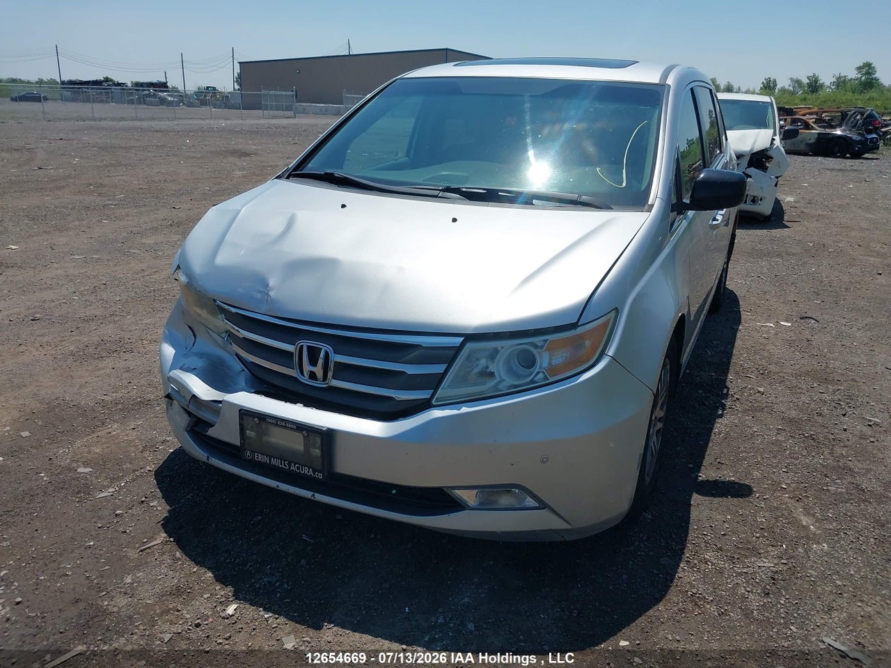 2012 HONDA ODYSSEY EXL thumbnail 3