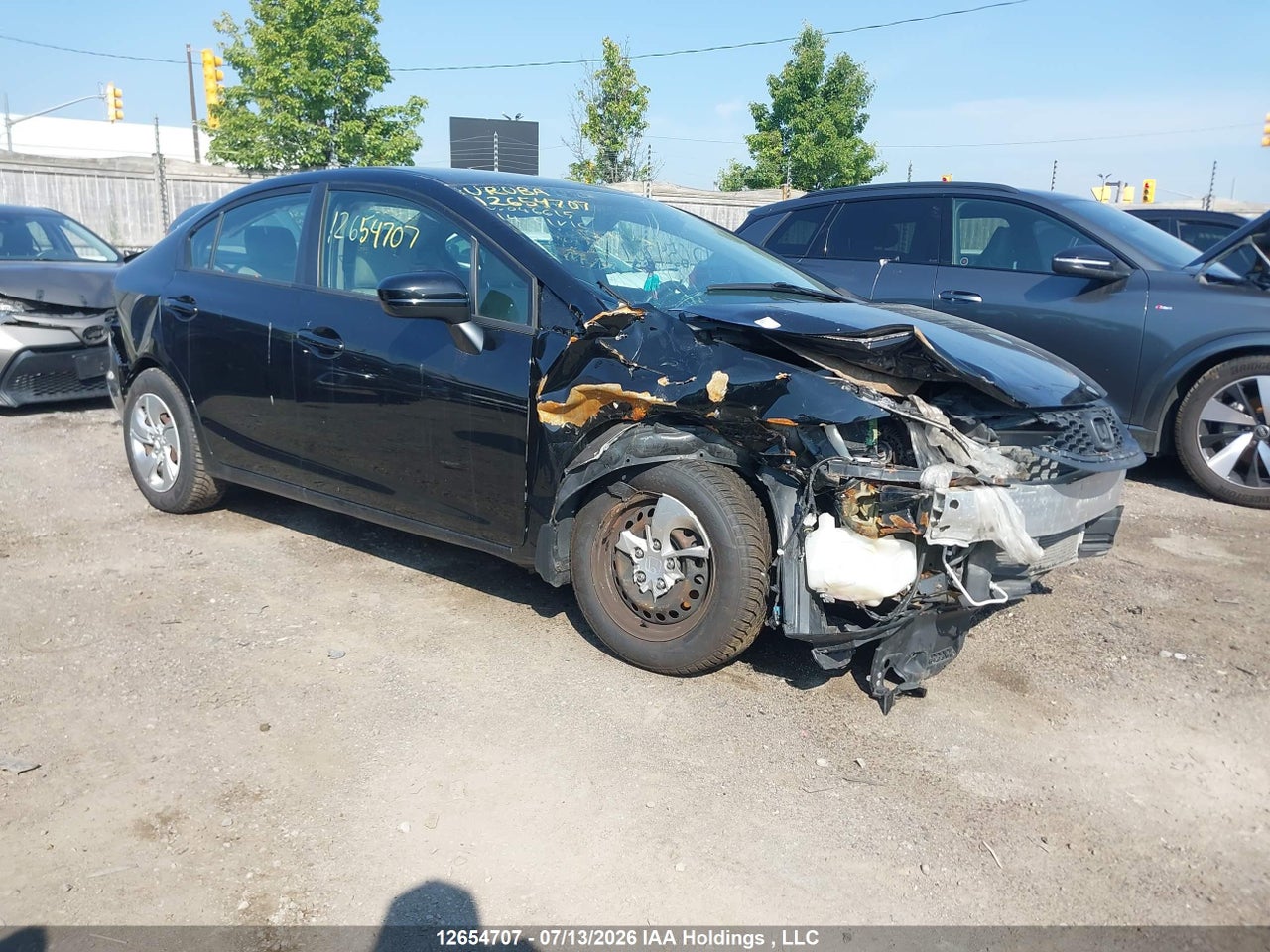 2014 HONDA CIVIC LX thumbnail 2