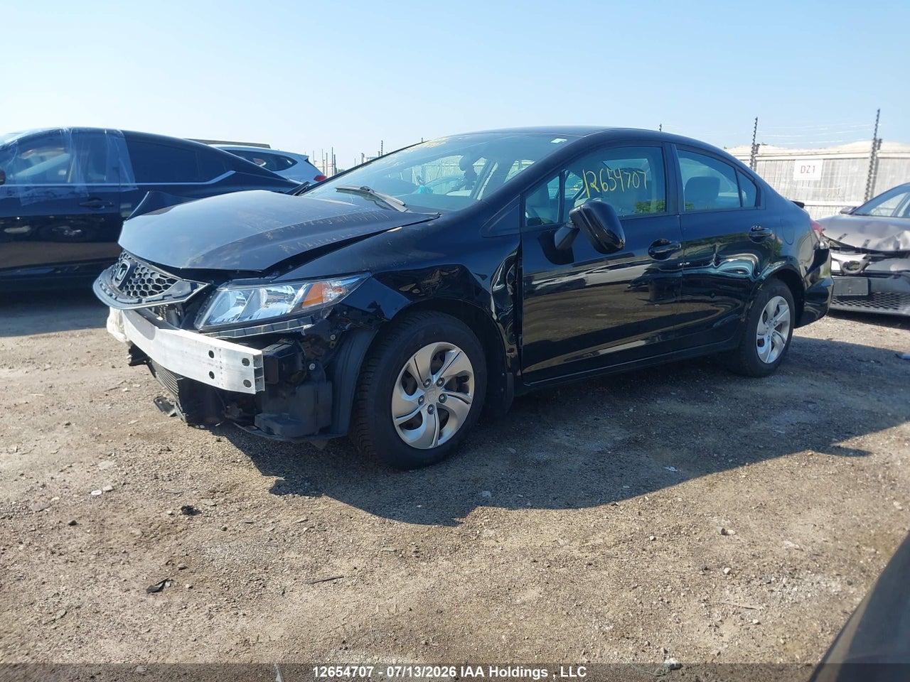 2014 HONDA CIVIC LX thumbnail 3