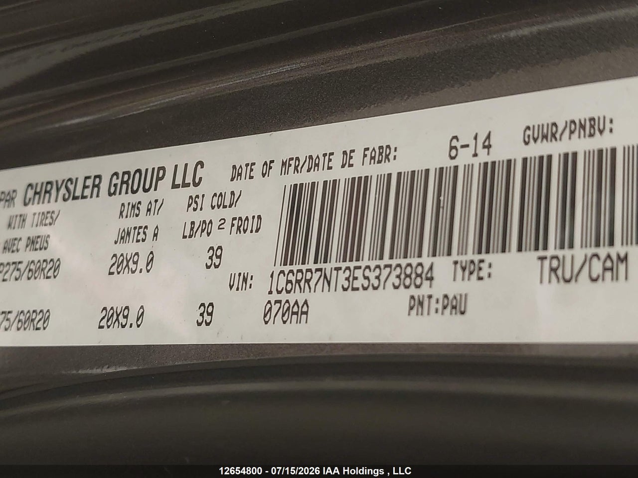 2014 RAM 1500 LARAMIE thumbnail 10
