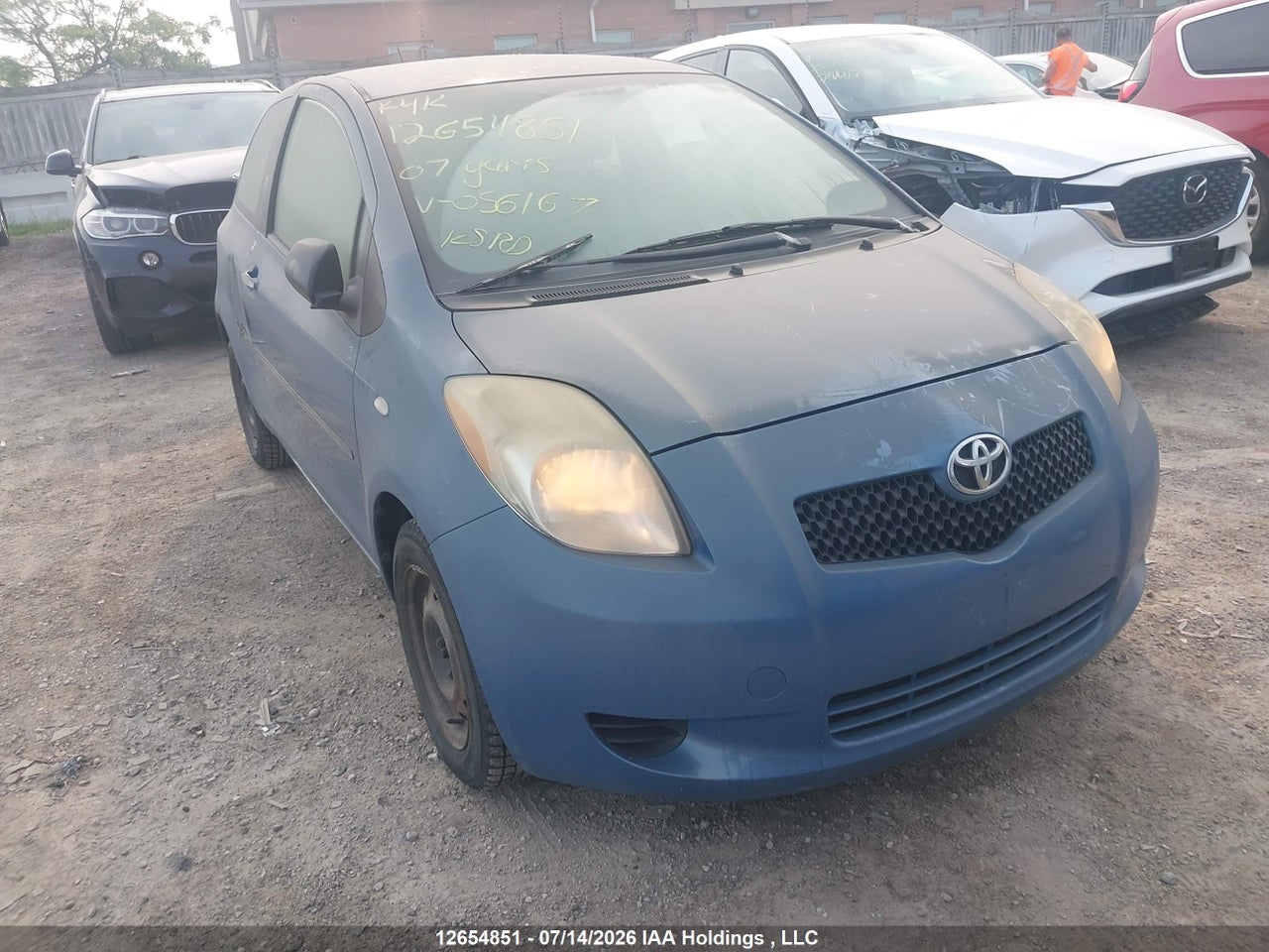 2007 TOYOTA YARIS thumbnail 2