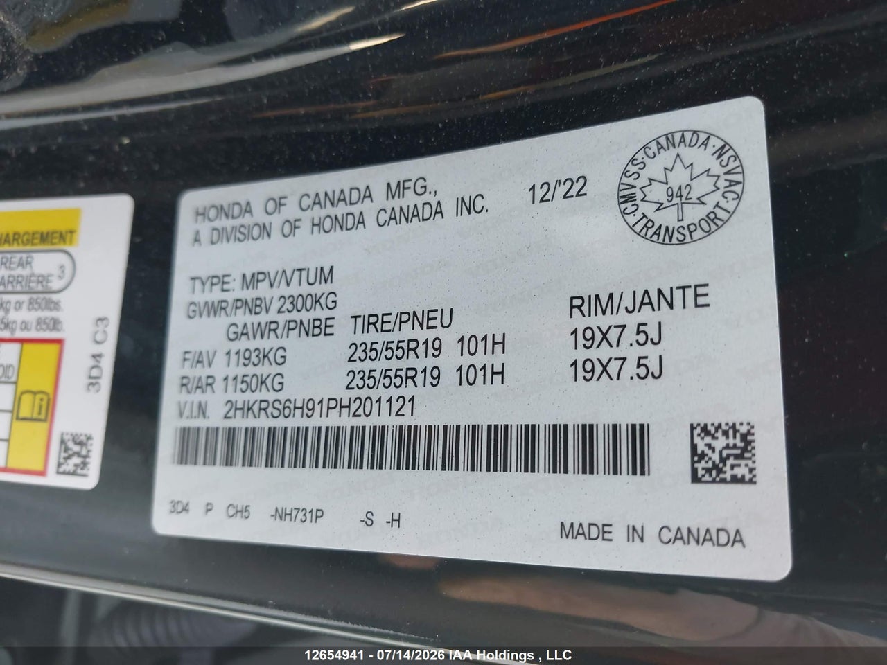 2023 HONDA CR-V HYBRID thumbnail 10