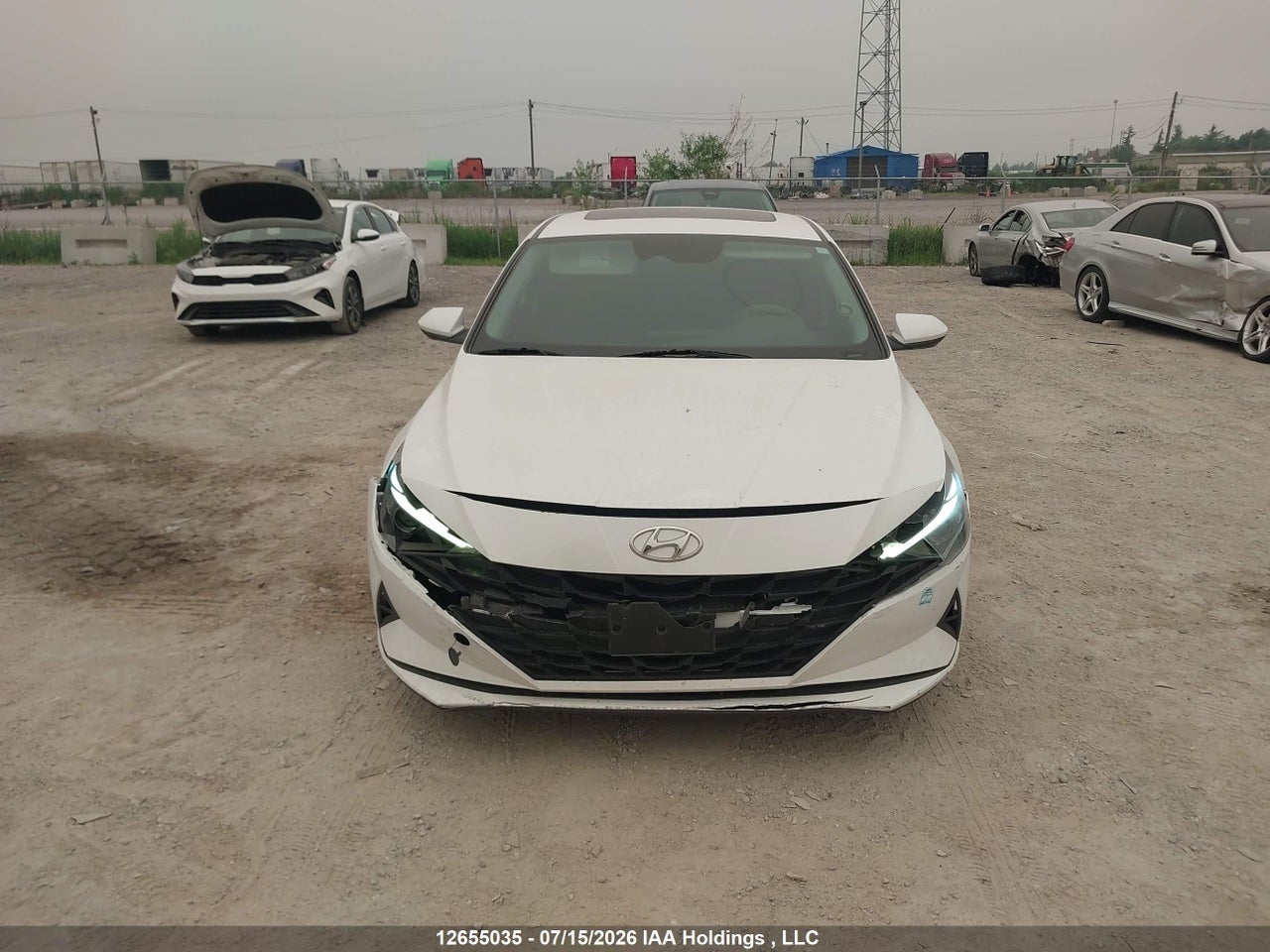 2022 HYUNDAI ELANTRA PREFERRED IVT WITH SUN AND TECH PACKAGE thumbnail 7