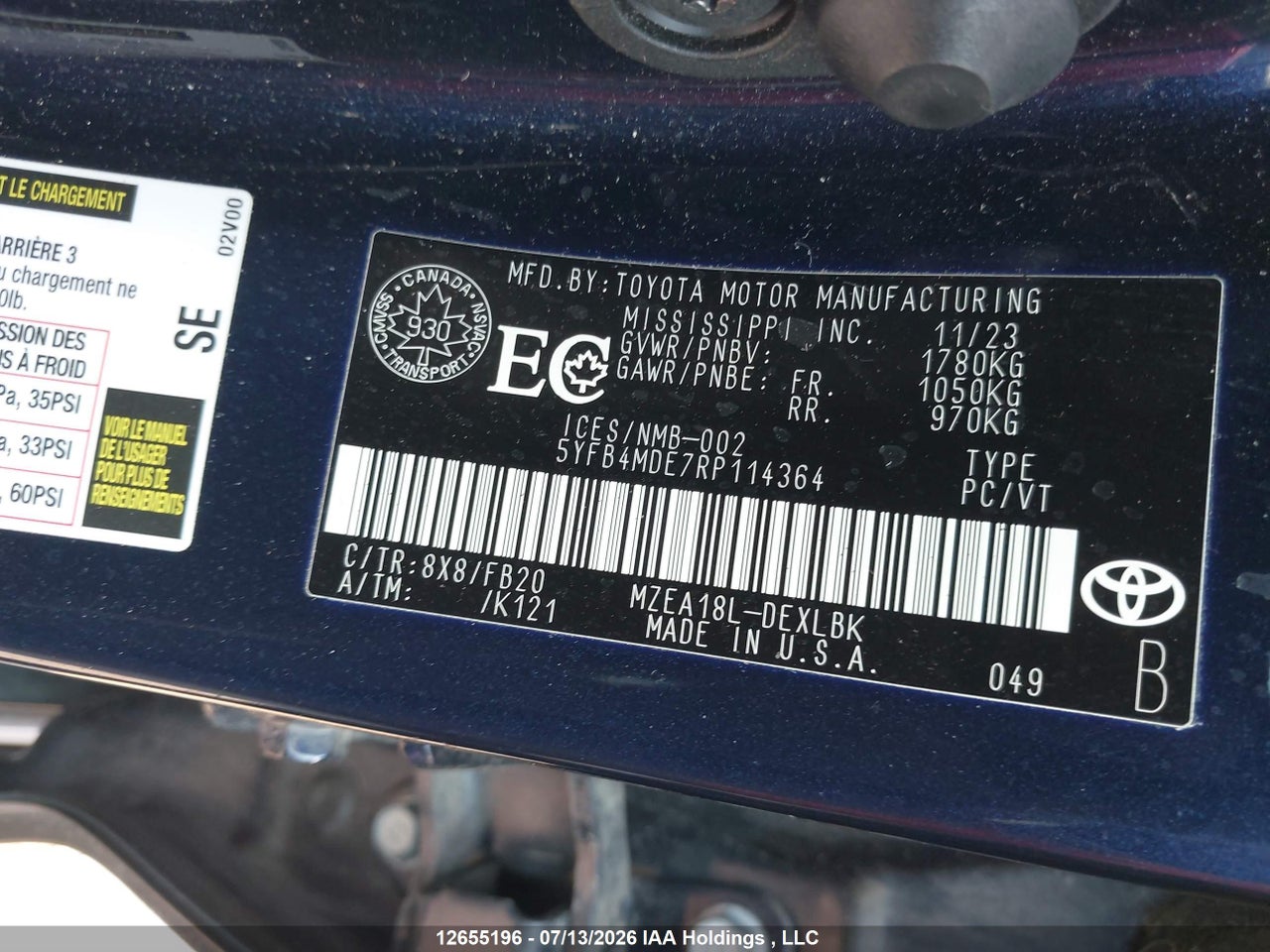 2024 TOYOTA COROLLA LE thumbnail 10