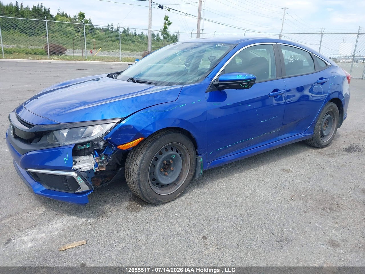 2020 HONDA CIVIC LX thumbnail 3