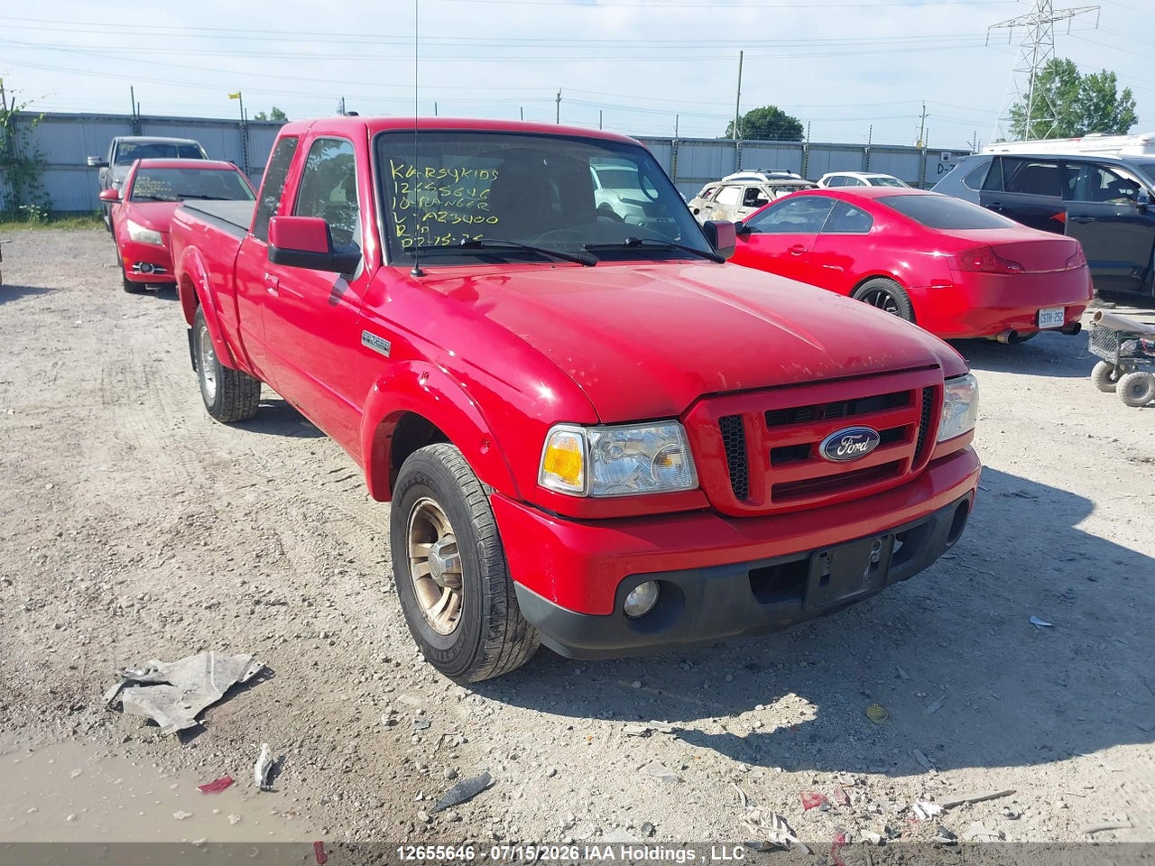 2010 FORD RANGER SUPER CAB thumbnail 2