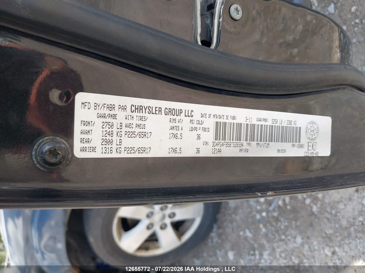 2011 DODGE JOURNEY CANADA VALUE PACKAGE thumbnail 10