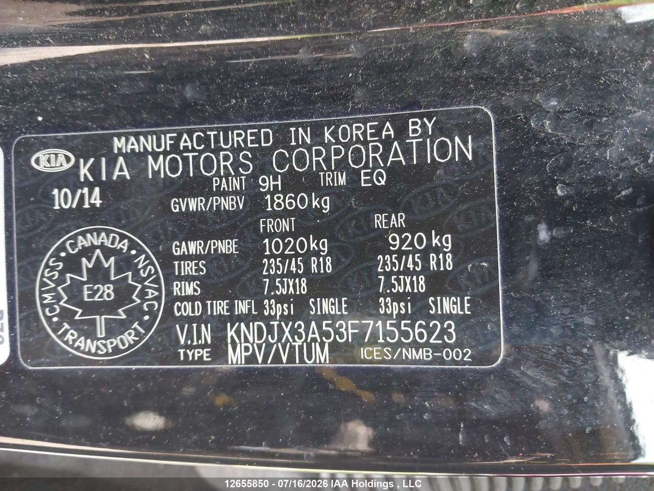 2015 KIA SOUL SX/SX LUXURY thumbnail 10