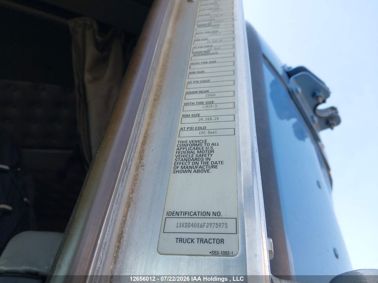 2015 KENWORTH CONSTRUCTION T800 thumbnail 10