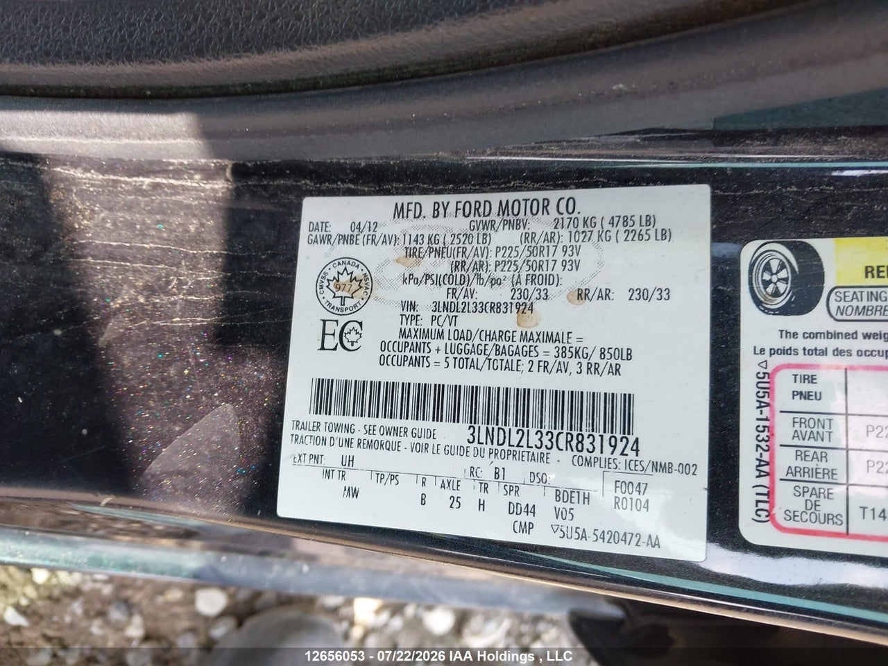 2012 LINCOLN MKZ HYBRID thumbnail 10