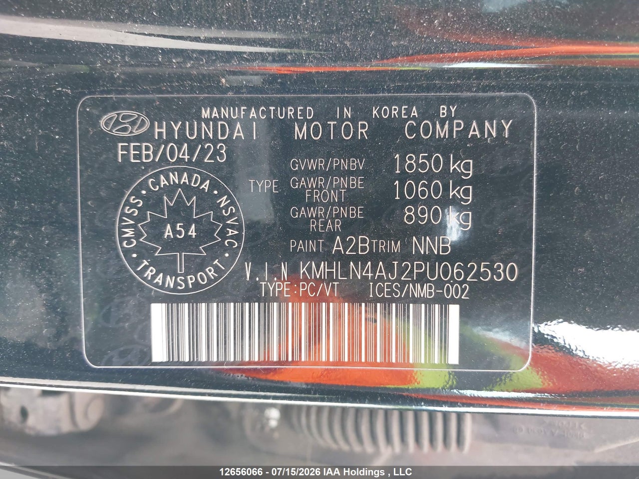 2023 HYUNDAI ELANTRA HYBRID LUXURY thumbnail 10