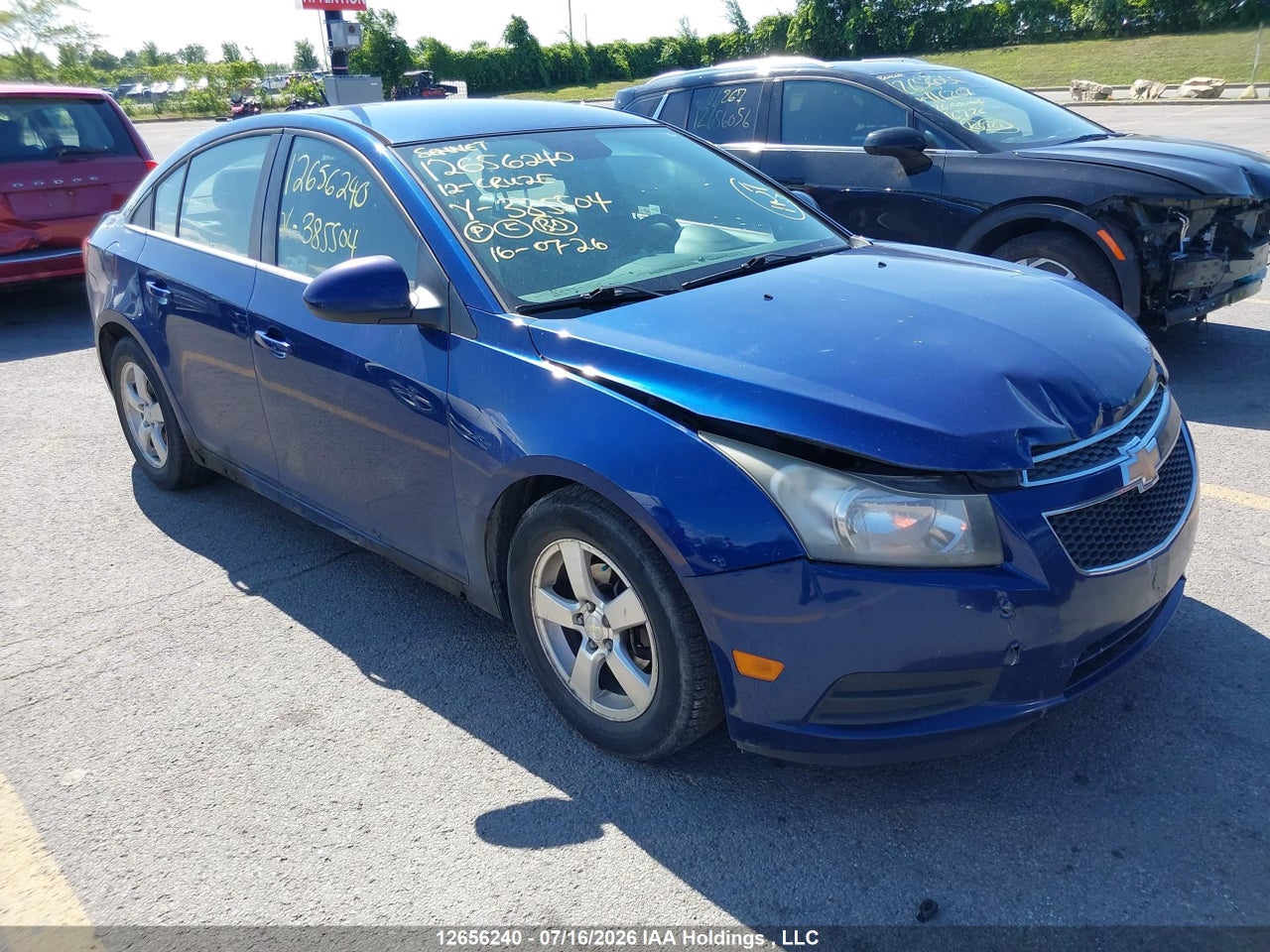 2012 CHEVROLET CRUZE LT thumbnail 2