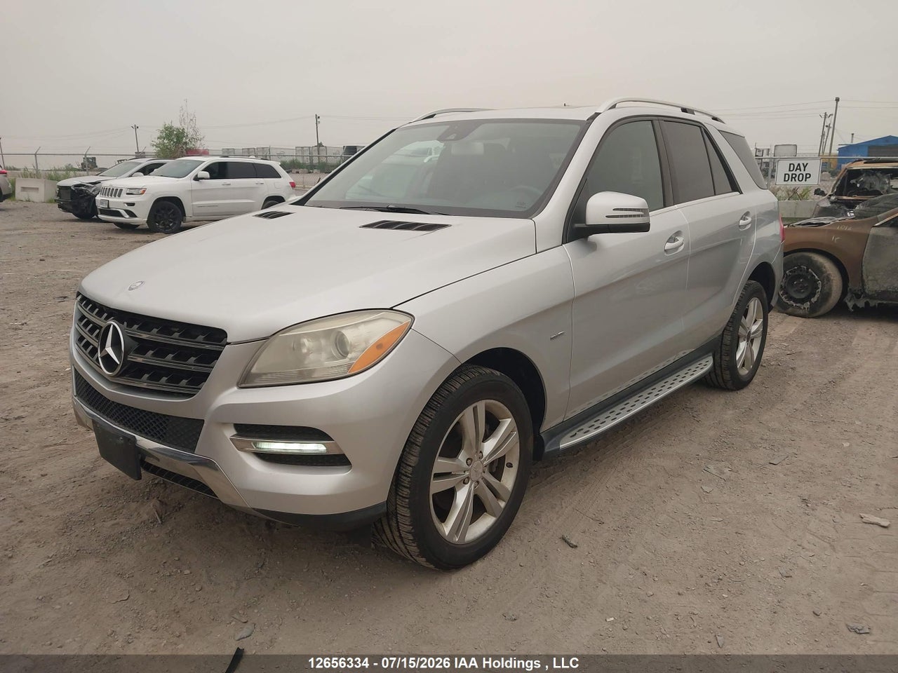 2012 MERCEDES BENZ ML 350 4MATIC thumbnail 3
