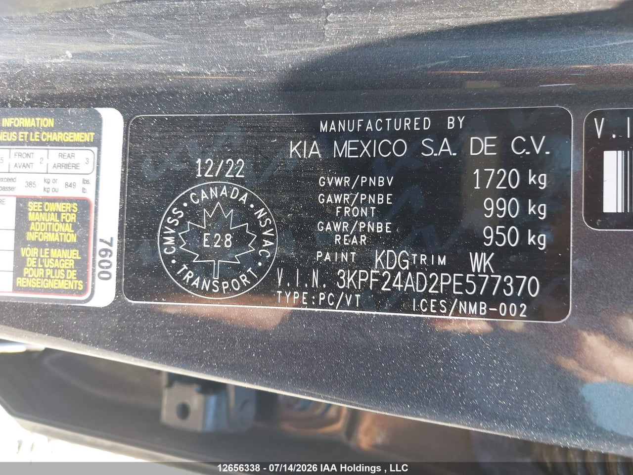 2023 KIA FORTE LX/LXS thumbnail 10