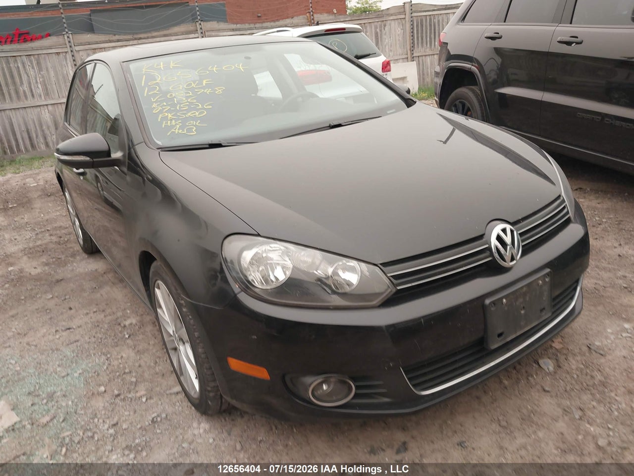 2012 VOLKSWAGEN GOLF thumbnail 2