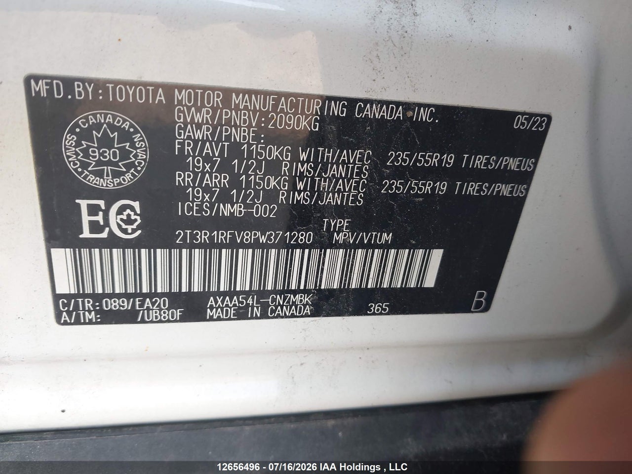 2023 TOYOTA RAV4 XLE/XLE PREMIUM thumbnail 10