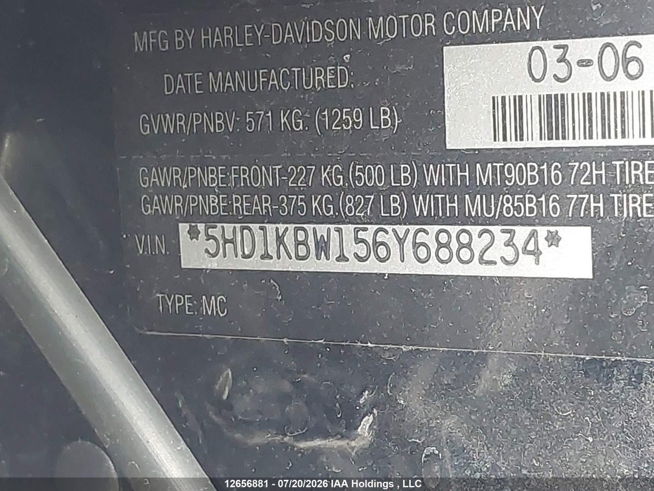 2006 HARLEY DAVIDSON FLHXI thumbnail 11