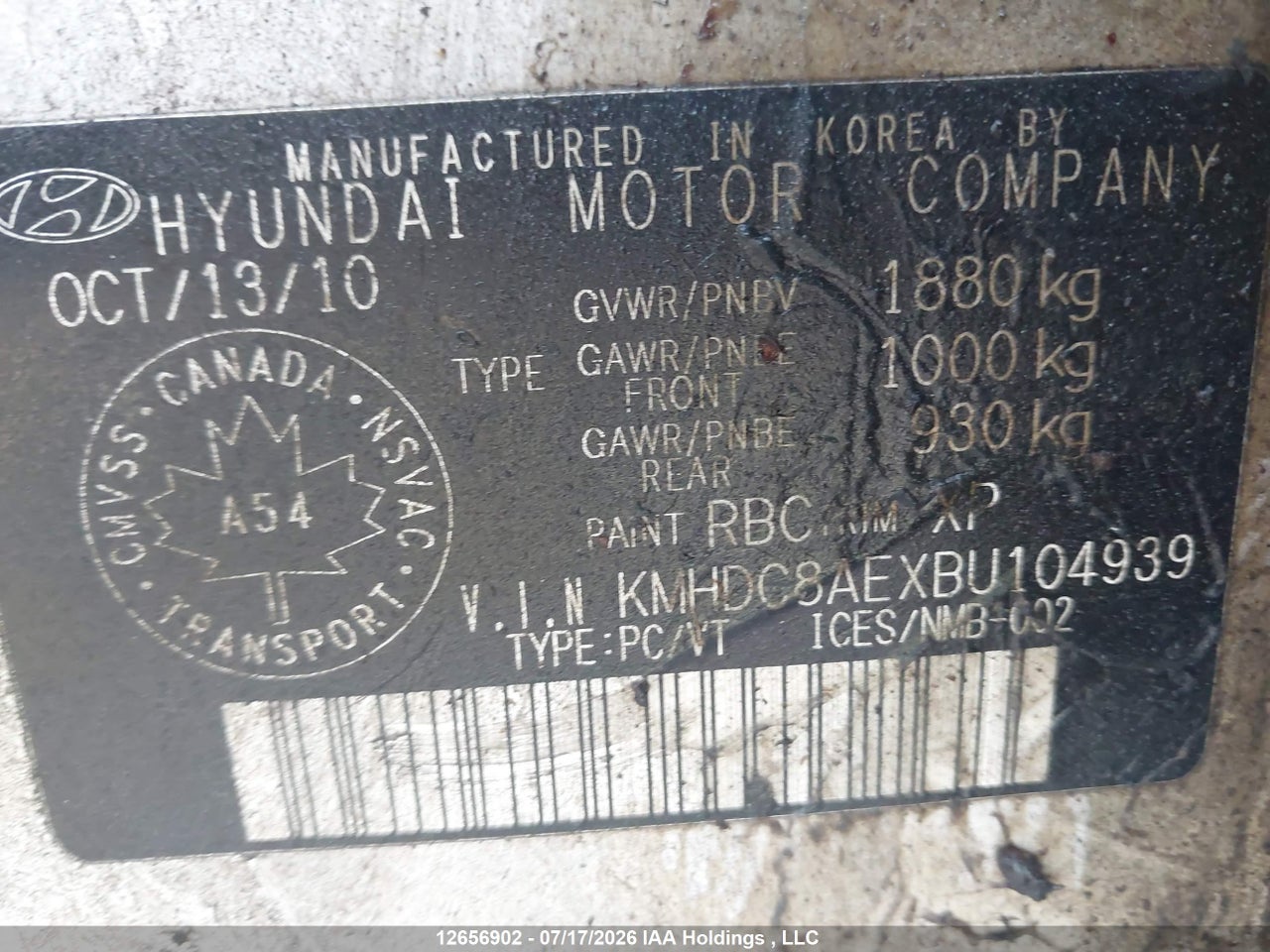 2011 HYUNDAI Elantra Touring GLS/SE thumbnail 10