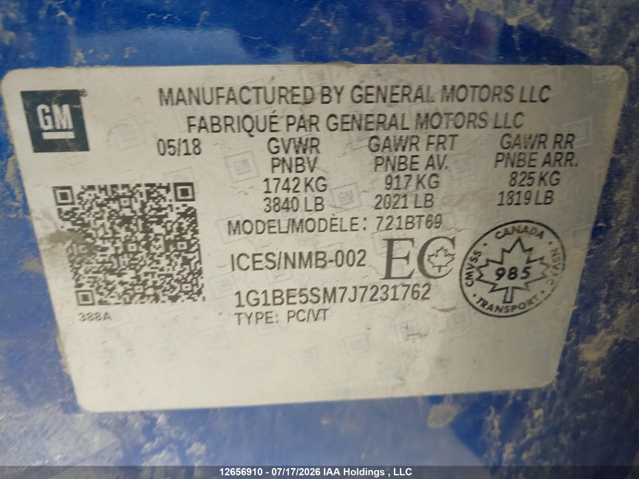 2018 CHEVROLET CRUZE thumbnail 10