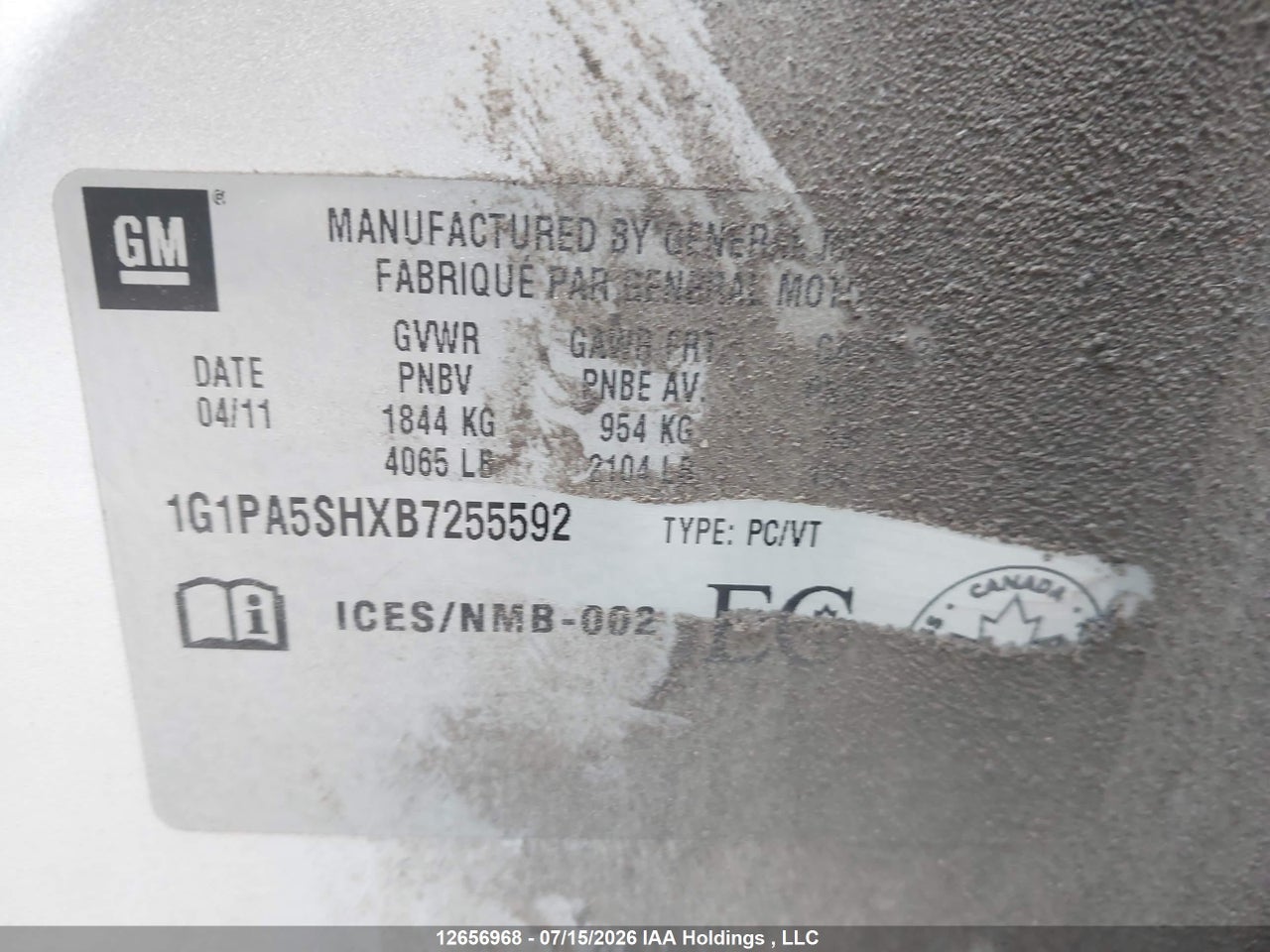 2011 CHEVROLET CRUZE thumbnail 10