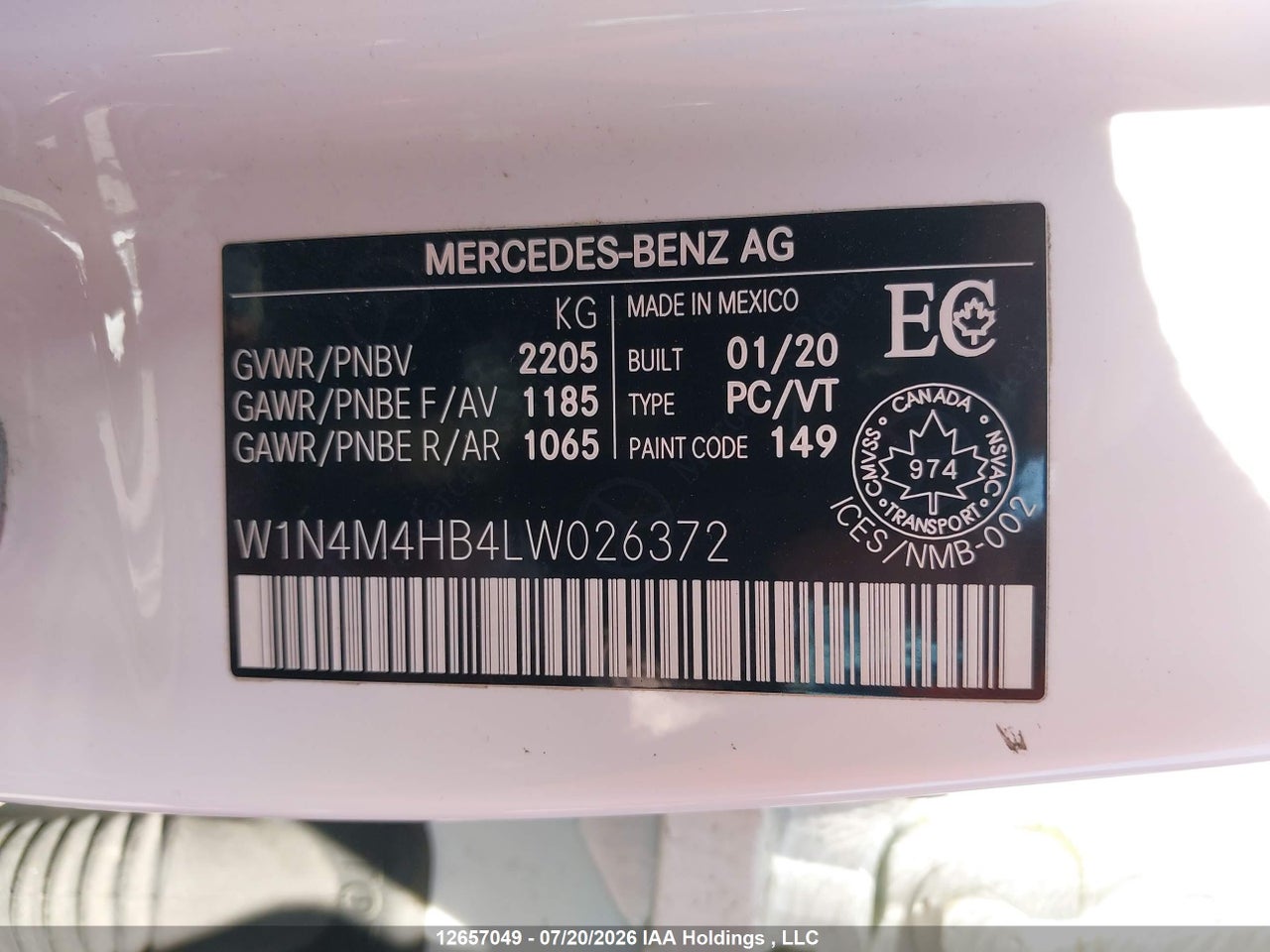 2020 MERCEDES BENZ GLB 250 4MATIC thumbnail 10