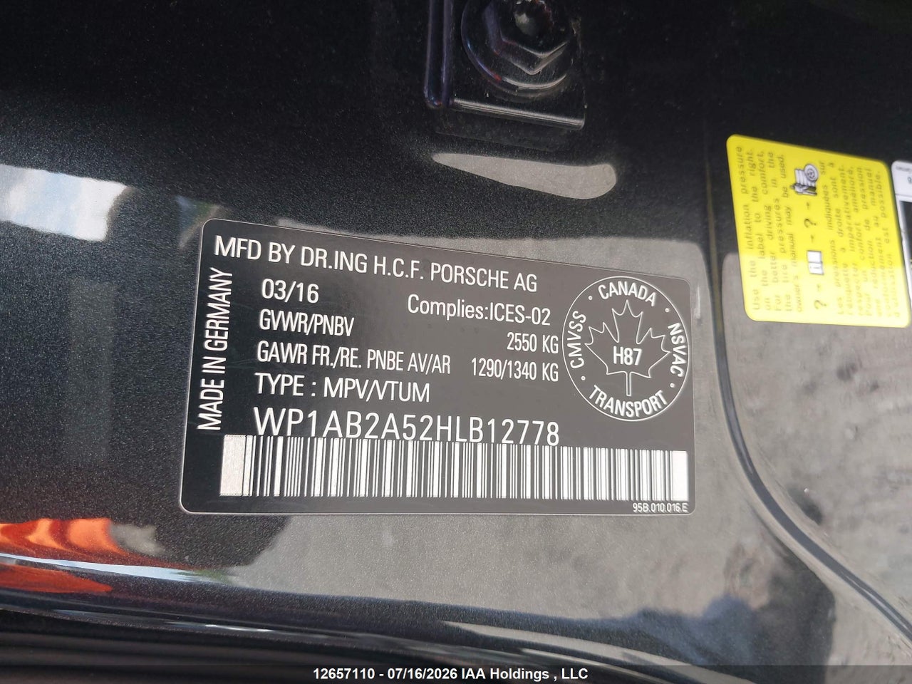 2017 PORSCHE MACAN S thumbnail 10