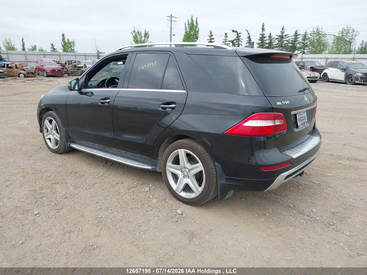 2014 MERCEDES BENZ ML 550 4MATIC thumbnail 4