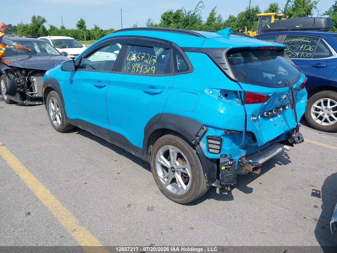 2022 HYUNDAI KONA PREFERRED AWD WITH SUN AND LEATHER PACKAGE thumbnail 4