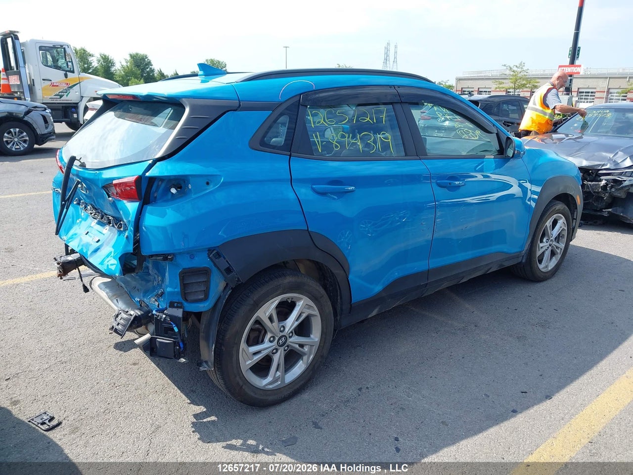 2022 HYUNDAI KONA PREFERRED AWD WITH SUN AND LEATHER PACKAGE thumbnail 5
