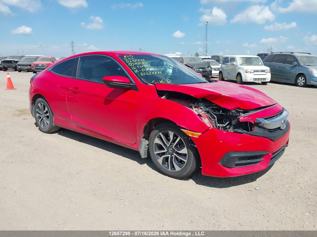 2016 HONDA CIVIC thumbnail 2