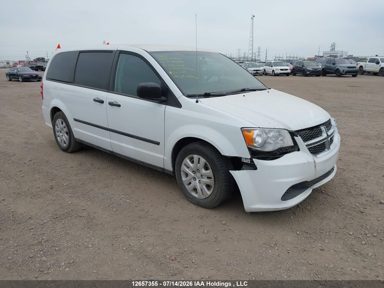 2017 DODGE GRAND CARAVAN SE thumbnail 2