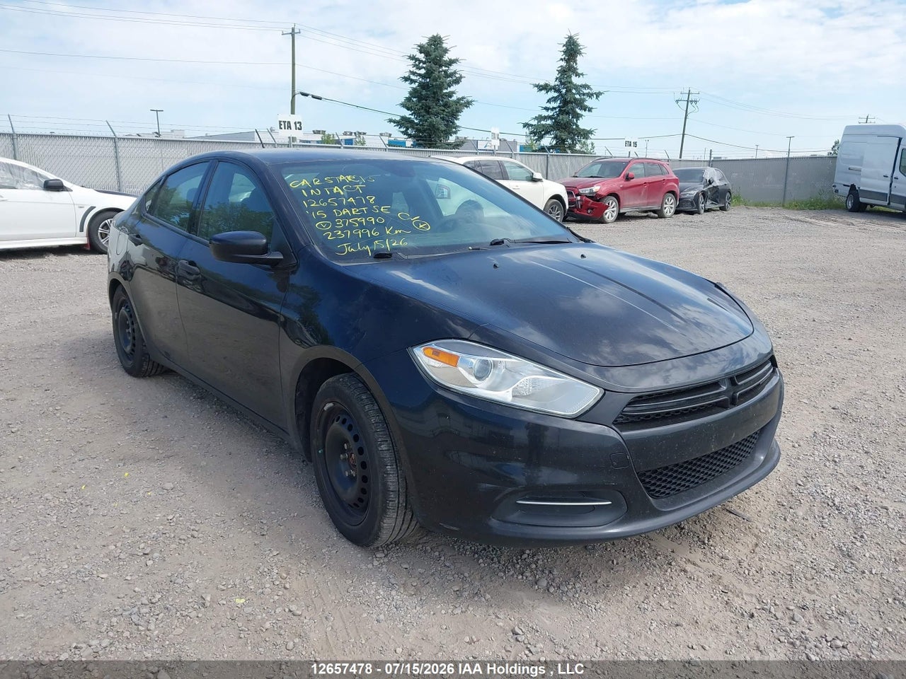 2015 DODGE DART SE thumbnail 2