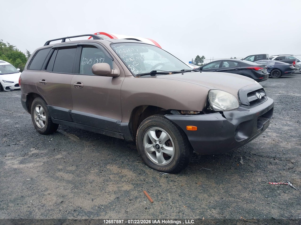 2006 HYUNDAI SANTA FE GL V6 thumbnail 2