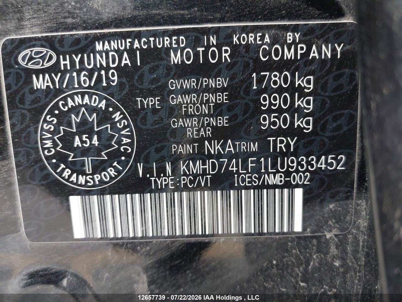 2020 HYUNDAI ELANTRA ESSENTIAL AUTO IVT thumbnail 10