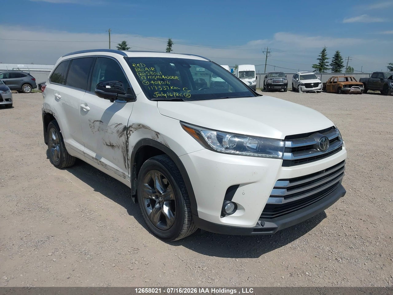 2017 TOYOTA HIGHLANDER LIMITED/LTD PLATINUM thumbnail 2