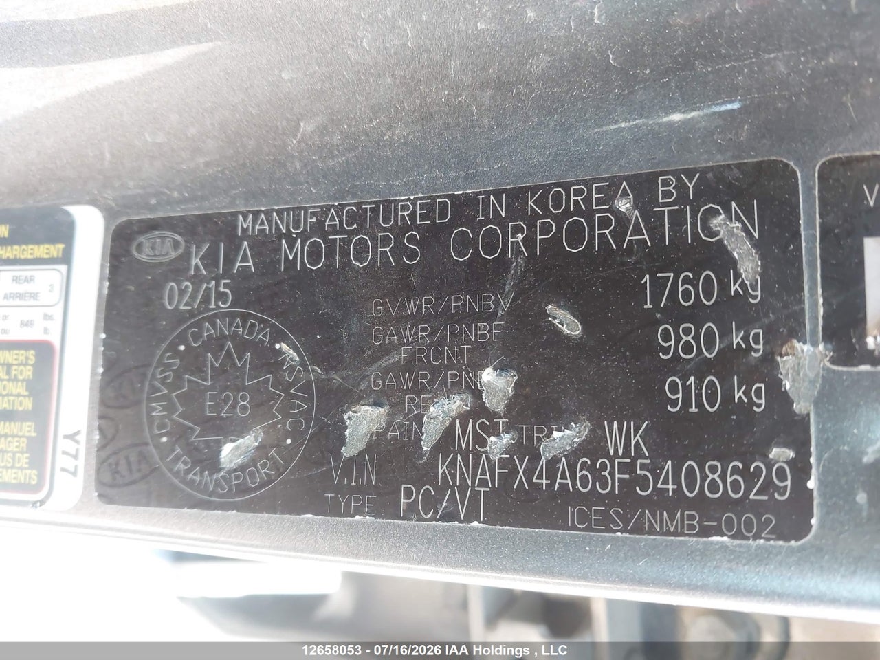 2015 KIA FORTE 1.8L LX/1.8L LX+/LX+ WINTER EDITION thumbnail 10