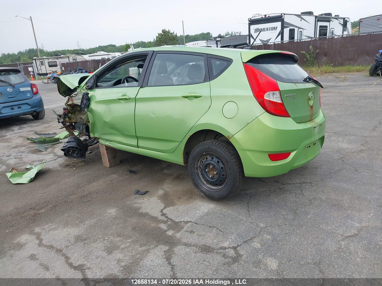 2013 HYUNDAI ACCENT GL thumbnail 4