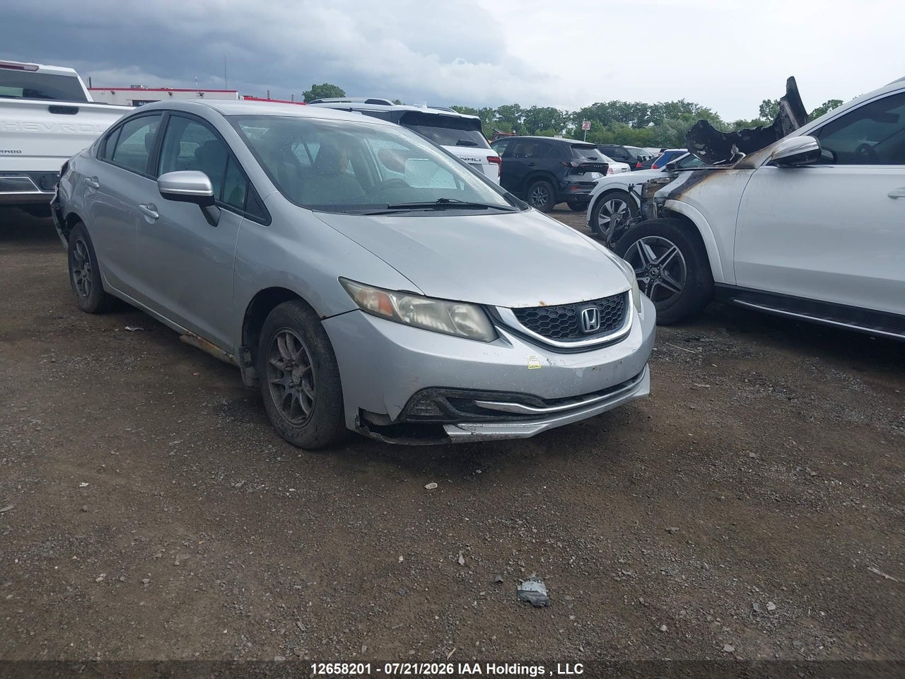 2014 HONDA CIVIC LX thumbnail 2
