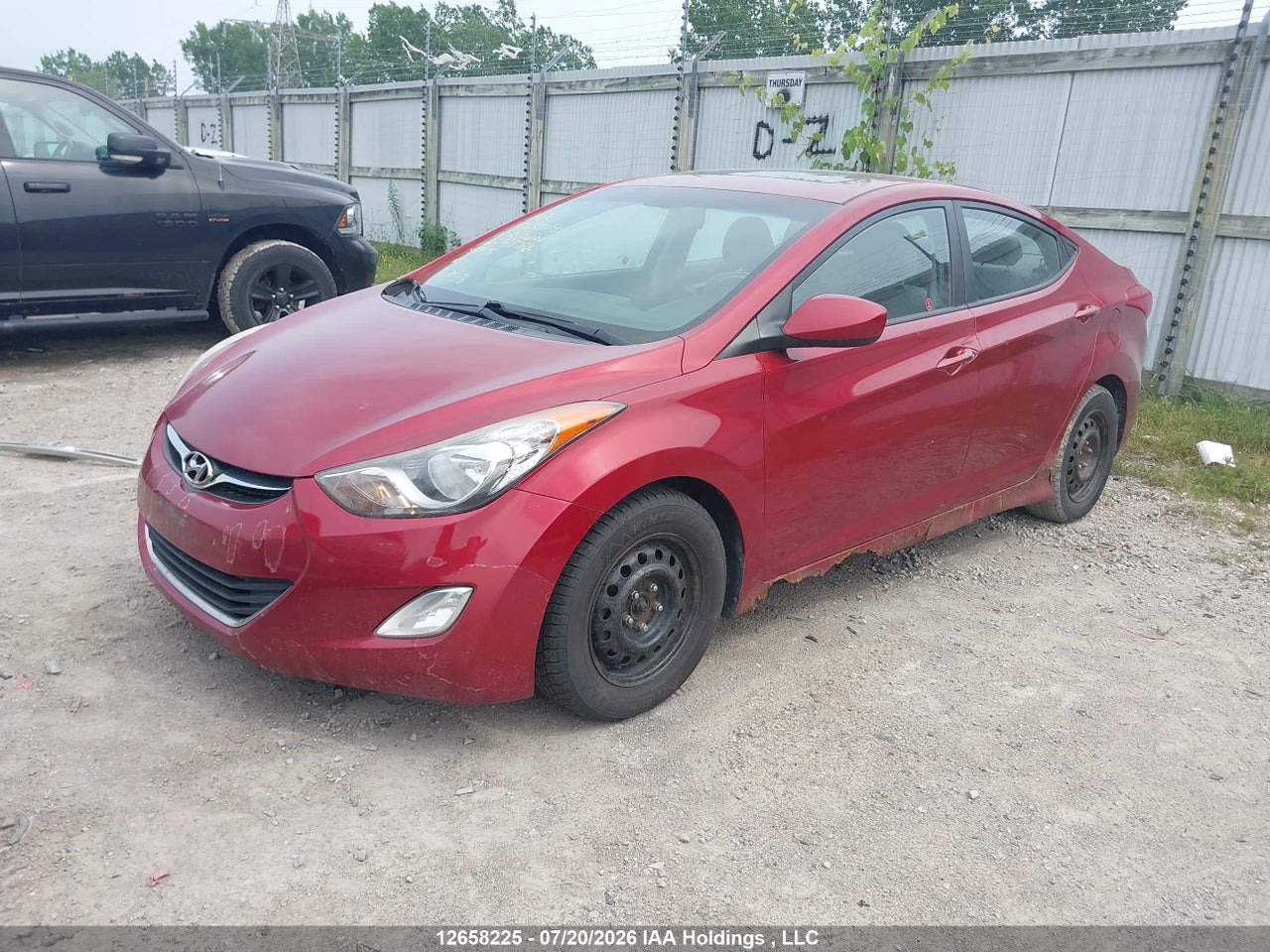2013 HYUNDAI ELANTRA LIMITED thumbnail 3